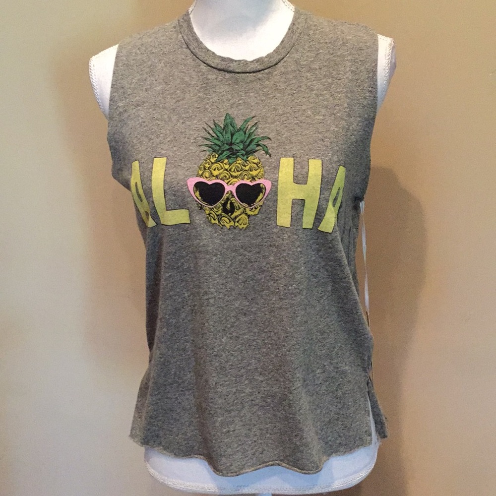 Lauren Moshi Aloha Pineapple Tank NWT - Picture 4 of 7